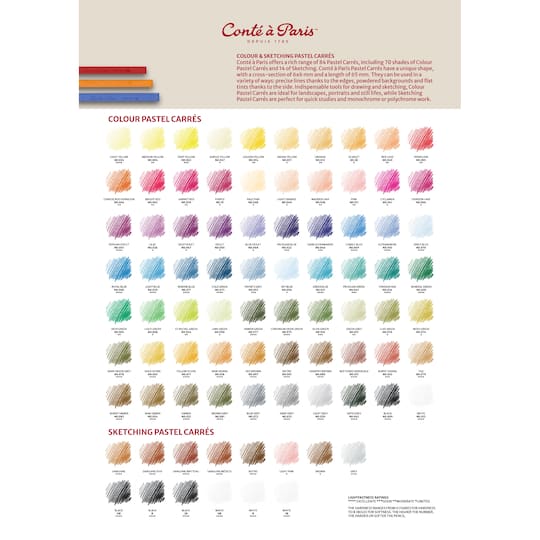 Conté à Paris™ Sketching Pastel Carrés